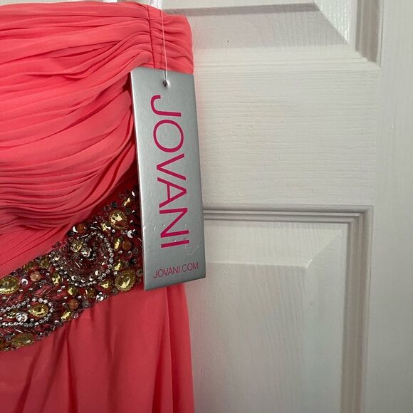 Jovani Cora Strapless Evening Prom Gown NWT - Picture 9 of 10